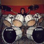 Thomas erstes Drumset 1988